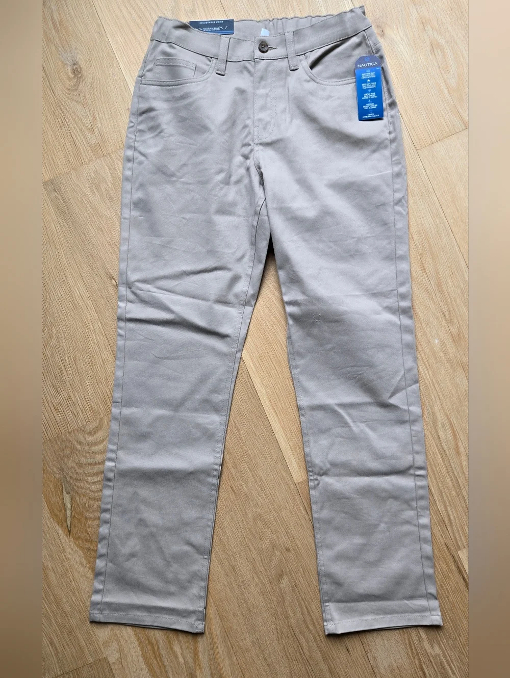 Nautica Khaki Straight-Leg Boys' Chinos